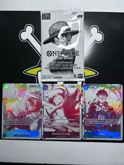 OP13 Carrying On His Will 3rd Anniversary!ONE PIECE CARD GAMETREASURE CAMPAIGN - Image 1