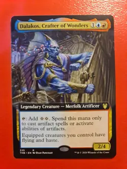 MTG | Dalakos, Crafter of Wonders (EXT ART) | THEROS BEYOND DEATH | MINT | C098 - Image 1