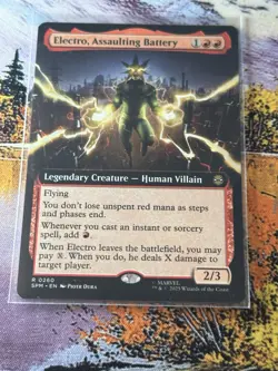 Electro, Assaulting Battery - Extended Art - SPM - MTG - EN - NM - 0260 - Image 1