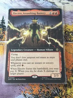 Electro, Assaulting Battery - Extended Art - SPM - MTG - EN - NM - 0260 - Image 2