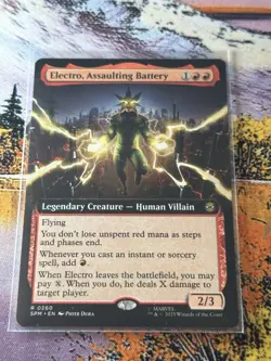 Electro, Assaulting Battery - Extended Art - SPM - MTG - EN - NM - 0260 - Image 3