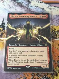 Electro, Assaulting Battery - Extended Art - SPM - MTG - EN - NM - 0260 - Image 4