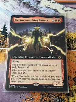 Electro, Assaulting Battery - Extended Art - SPM - MTG - EN - NM - 0260 - Image 5