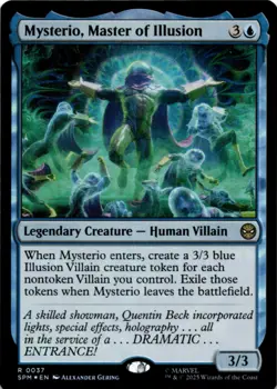MTG Mysterio, Master of Illusion Foil NM Marvel's Spider-Man Magic 37 - Image 1