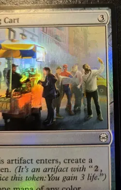 Hot Dog Cart 0164 Foil Common Spider-Man Magic: The Gathering - Image 3