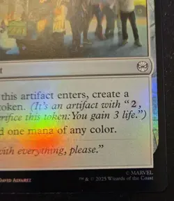 Hot Dog Cart 0164 Foil Common Spider-Man Magic: The Gathering - Image 5