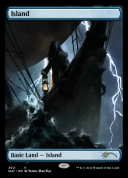 [1x] Island (360) - The Dracula Lands Near Mint, English Secret Lair MTG Magic - Image 1