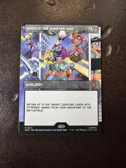 Behold the Sinister Six! Marvel's Spider-Man Borderless Mythic Rare - Image 1
