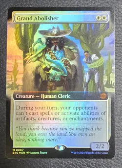 Grand Abolisher Extended Art Outlaws of Thunder Junction the Big Score Foil MTG - Image 1