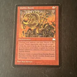 MTG SINGLE - (1x) Goblin Bomb - MP/HP - Image 1