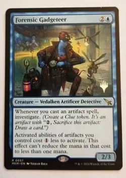 Forensic Gadgeteer MKM #57 Rare Promo Stamped Regular NM+ - Image 1