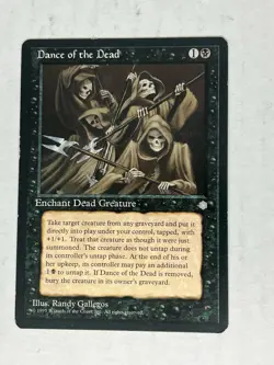 1995 Magic The Gathering Ice Age Dance of the Dead X 4 - Light Play - Image 4