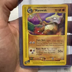 Pokemon Card - Aquapolis 54/147 - MAROWAK (uncommon) - NM Vintage Vtg Nintendo - Image 1