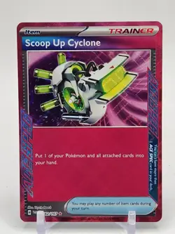 Pokemon TCG: Scoop Up Cyclone 162/167 Ace Spec - Twilight Masquerade - Image 1
