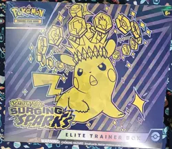 Pokemon Surging Sparks ETB Elite Trainer Box - Factory Sealed - Image 1