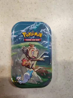 Pokemon TCG: Sinnoh Stars Mini Tin | Chimchar & Pachirisu - Image 1