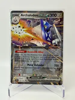 Archaludon ex - 130/191 Double Rare Holo NM Pokemon Surging Sparks - Image 1