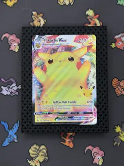 Pikachu VMAX swsh062 Full Art Black Star Promo Pokemon Celebrations - Image 1