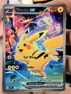 NEW! Pikachu EX Pokemon TCG POCKET Special Illustration Rare *SEE DESC* - Image 1