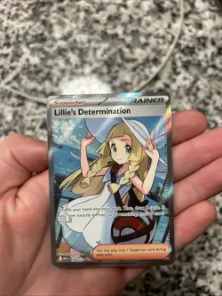 Lillie's Determination 169/132 Pokemon Mega Evolution. Psa10 Contender!!! - Image 1