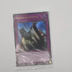 Solemn Judgment LART-EN014 Ultra Rare Mint Condition Limited Ed Yugioh SEALED NM - Image 1