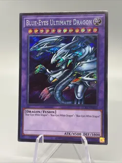 Blue-Eyes Ultimate Dragon Secret Rare LCKC-EN057 Yugioh Kaiba - Image 1