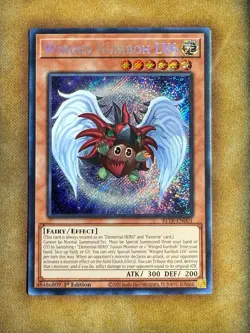 Yugioh Winged Kuriboh LV6 BLTR-EN001 Secret Rare 1st Ed NM - Image 1