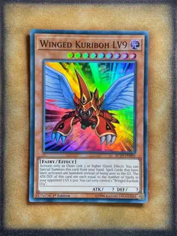 Yugioh Winged Kuriboh LV9 AC19-EN005 Super Rare 1st Ed NM - Image 1