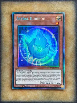 Yugioh Astral Kuriboh RA04-EN040 Prismatic Collector Rare 1st Ed NM - Image 1
