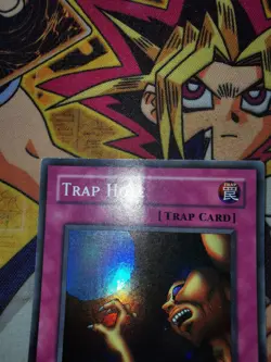 Trap Hole lob-e046 1st Edition (HP) Super Rare Yu-Gi-Oh! (2) - Image 4