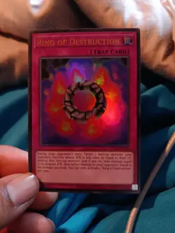 1x Ring Of Destruction LCKC-EN050 Ultra Rare Foil Mint Condition Unlimited... - Image 1