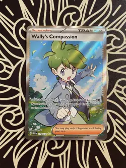 Wally's Compassion 176/132 Pokemon Trainer Card SIR Mega Evolutions - Image 1