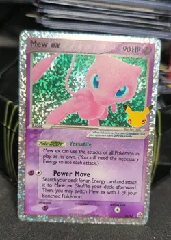 Pokemon TCG Mew EX Celebrations Classic Collection Holo Ultra Rare Card 88/92 - Image 1