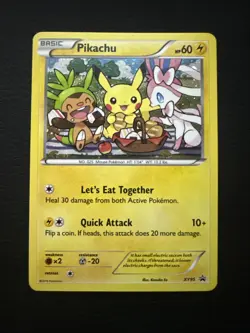 Pokemon Pikachu TCG XY95 XY Black Star Promo Holo Card - Image 1