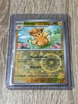 SHIPS SAME DAY Pokemon Card Pawmo 075/198 Reverse Holo Lightning Type - Image 1