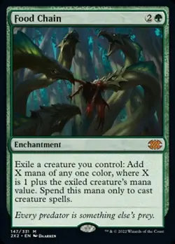 Food Chain - Near Mint MTG Double Masters 2022 - Image 1