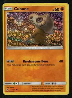 Cubone 57/131 General Mills Promo SM Forbidden Light Pokemon Holo Rare NM! L1 - Image 1
