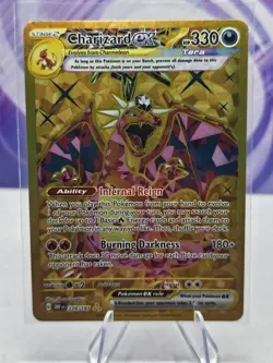 Pokemon TCG Charizard EX Obsidian Flames Holo Hyper Rare Card 228/197 - Image 1