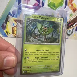 Pokemon - Teal Mask Ogerpon 024/167 - Cosmos Foil Promo Card NM - Image 1