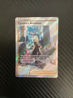 Cynthia’s Ambition GG60/GG70 Galarian Gallery Pokemon Card Crown Zenith NM - Image 1