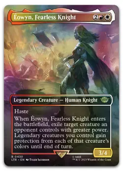 Eowyn, Fearless Knight (Borderless) #430 (Foil) NM Lord of the Rings Magic MTG - Image 1