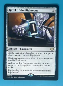 Mtg Gavel of the Righteous Commander: Edge of Eternities Regular - Image 1