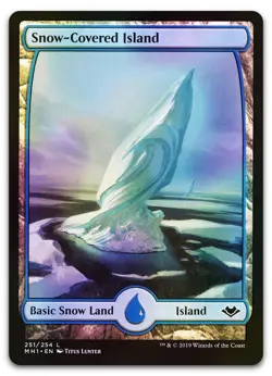 Snow-Covered Island #251 (Foil) (NM) Modern Horizons MH1 Magic MTG - Image 1
