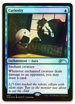 Curiosity #403 (Foil) (NM) Secret Lair Drop SLD Magic MTG - Image 1