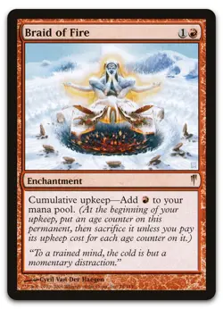 Braid of Fire #78 (NM) Coldsnap CSP Magic MTG - Image 1