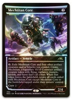 Mechtitan Core (Showcase) #402 (Foil) (NM) Kamigawa Neon Dynasty NEO Magic MTG - Image 1