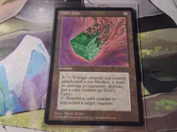 1994 Magic The Gathering Delif's Cube Fallen Empires NM Near Mint Artifact Rare - Image 1