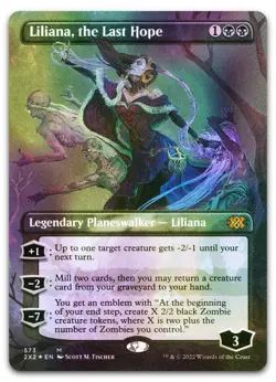 Liliana, the Last Hope (Textured Foil) #573 NM Double Masters 2022 2X2 Magic MTG - Image 1