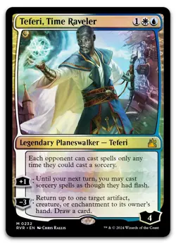 Teferi, Time Raveler #232 (Foil) (NM) Ravnica Remastered RVR Magic MTG - Image 1