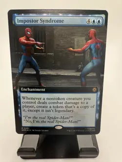 NM Extended Art Foil Impostor Syndrome, MTG, Marvel's Spider-Man, Magic, 251 - Image 1